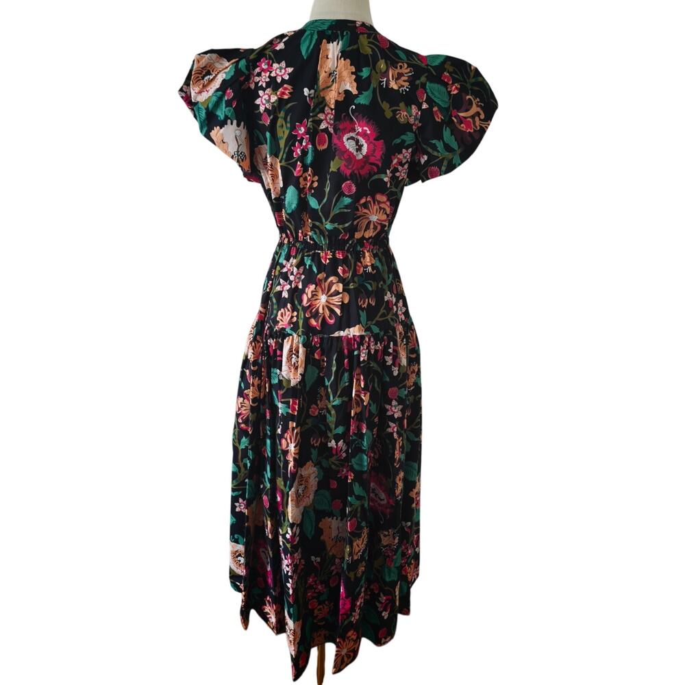 Ulla Johnson Marin floral cotton poplin midi dress - Picture 6 of 9